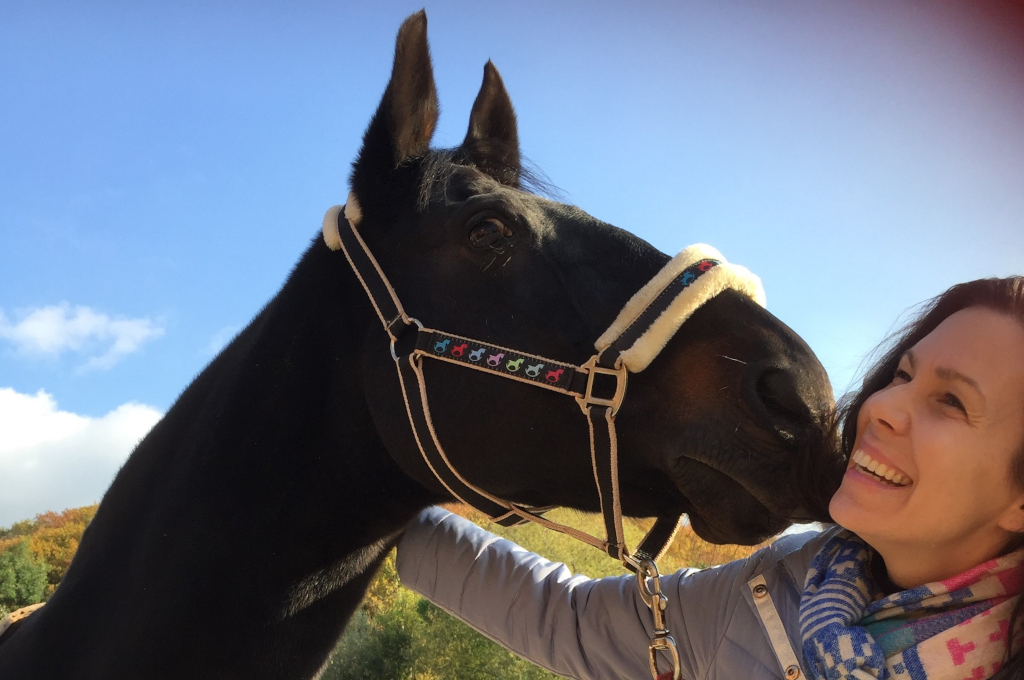Susanne Hilbt mit Co-Trainer Carl